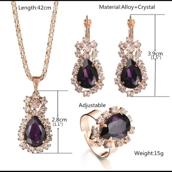 Necklace and earring set - Picture 2 of 3